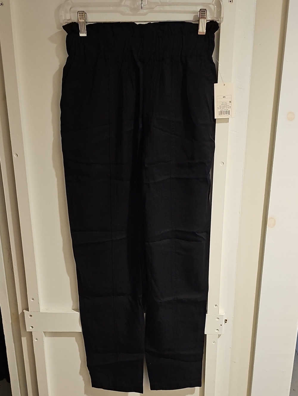 a new day Women's Black Pull-On Dress Pants